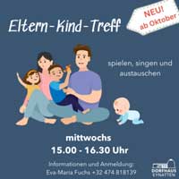 Eltern und Kind Treff - mittwochs 15:00 bis 16:30 Uhr - Dorfhaus Eynatten