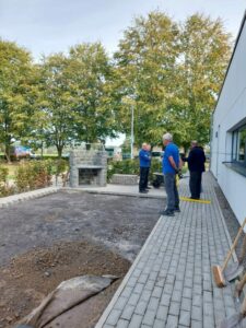 Baubeginn Backhaus - Dorfhaus Eynatten